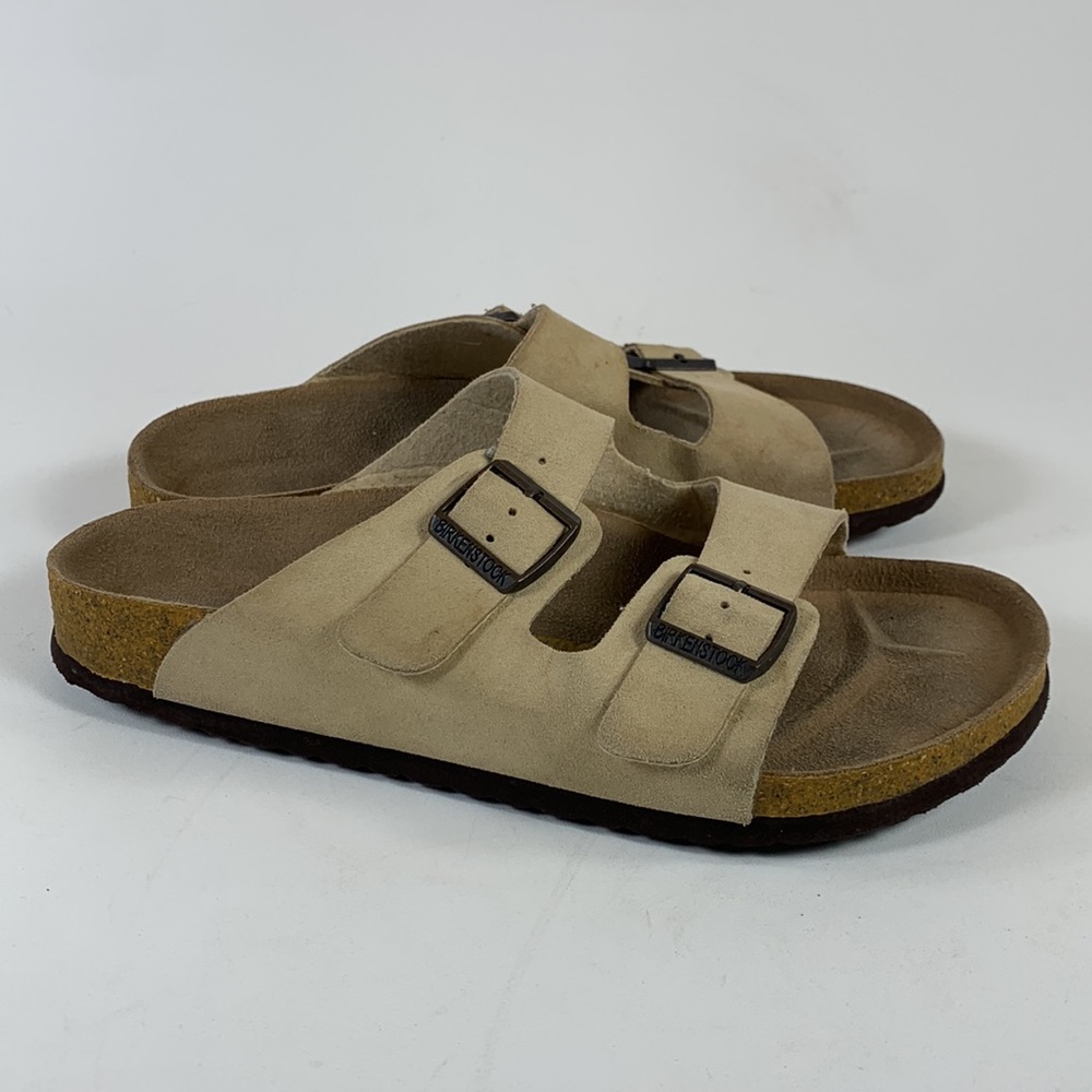 Birkenstock Arizona Unisex Sandals Birko-Flor Beige/Tan, Sz: 39 (8-8.5 US Women)